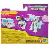 Transformers Cyberverse Adventures Mega Chop Autobot Ratchet one step changer 1-step box package back