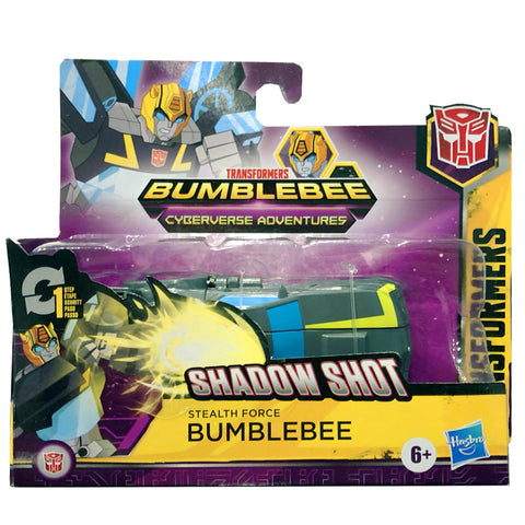 Transformers Cyberverse Adventures Stealth Force Bumblebee 1-step changer Box Package