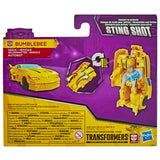 Transformers Cyberverse Adventures Sting Shot Bumblebee One Step Changer 1-step box package back