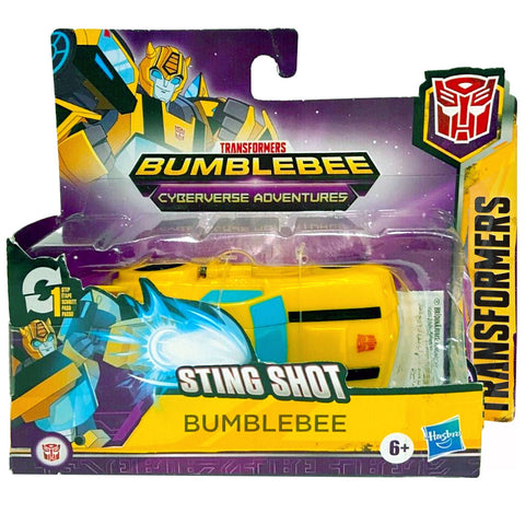 Transformers Cyberverse Adventures Sting Shot Bumblebee One Step Changer 1-step box package front