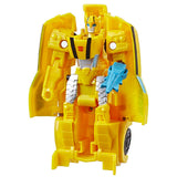 Transformers Cyberverse Adventures Sting Shot Bumblebee One Step Changer 1-step yellow robot toy