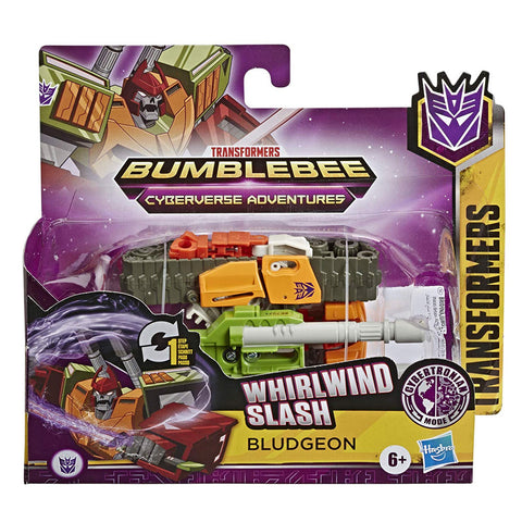 Transformers Cyberverse Adventures Whirlwind Slash Bludgeon Cybertronian Mode 1-step changer Box Package