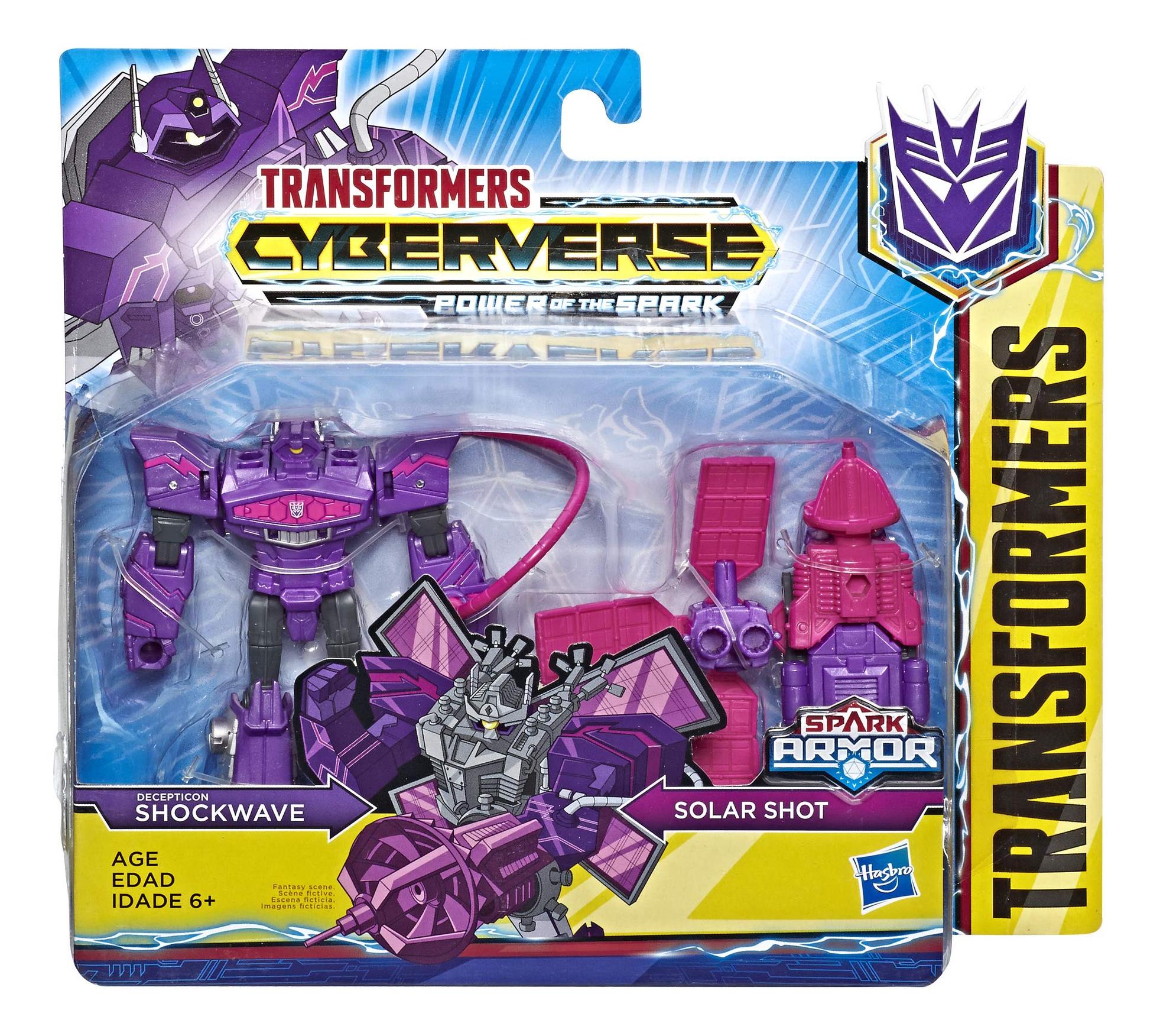 Transformers Cyberverse Power of the Spark Shockwave & Solar Shot - Spark Armor Transformers Cyberverse Power of the Spark Shockwave & Solar Shot - Spark Armor