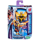 Transformers Earthspark Bumblebee deluxe build-a-figure box package front