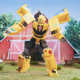 Transformers Earthspark Bumblebee deluxe build-a-figure action figure robot toy photo