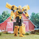 Transformers Earthspark Bumblebee deluxe build-a-figure action figure robot toy photo front