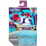 Transformers Earthspark Optimus Prime deluxe box package back