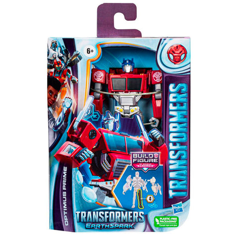 Transformers Earthspark Optimus Prime deluxe box package front
