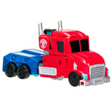 Transformers Earthspark Optimus Prime deluxe red truck toy