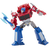Transformers Earthspark Optimus Prime deluxe action figure robot toy axe