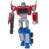 Transformers Earthspark Optimus Prime deluxe action figure robot toy front
