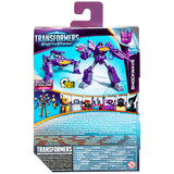 Transformers Earthspark Shockwave deluxe build-a-figure box package back