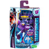 Transformers Earthspark Shockwave deluxe build-a-figure box package front