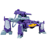 Transformers Earthspark Shockwave deluxe build-a-figure spider tank toy