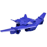 Transformers Earthspark Soundwave 1-step flip changer blue stealth drone plane toy