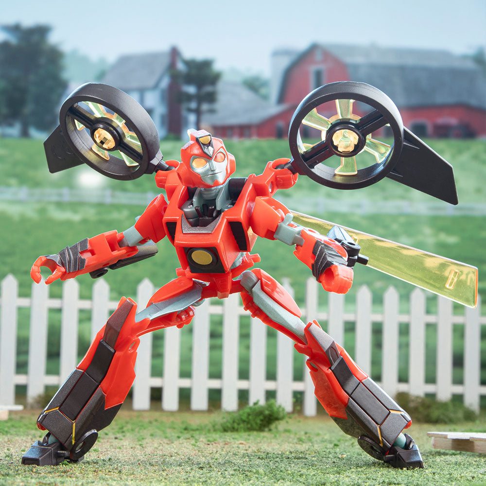 Buy Transformers Earthspark Terran Twitch deluxe robot drone toy BAF ...