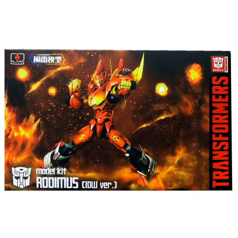 Transformers Flame Toys FUrai Model 17 Rodimus Idw box package front kit