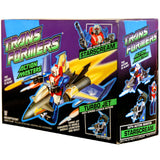 Transformers G1 Action Masters Starscream Turbo Jet Decepticon attack vehicle hasbro usa box package front angle