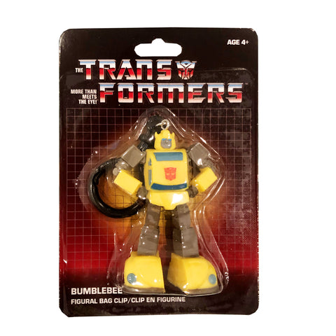 Transformers G1 Figurine Bumblebee Keychain bag clip package mint on card