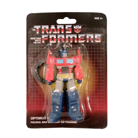 Transformers Generation 1 G1 Optimus Prime keychain dollar tree bag clip package mosc