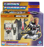Transformers Generation One Pretenders Classics 2021 Anniversary Edition Megatron Donald Trump box package Front