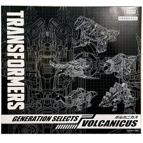 Transformers Generations Selects Dinobot Volcanicus Combiner Japan TakaraTomy Mall Giftset Combiner Box Package black sleeve 