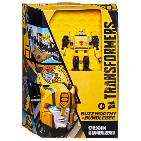 Transformers Generations Buzzworthy Origin Bumblebee Deluxe Target Exclusive Box Package Front