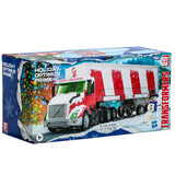 Transformers Generations Holiday Optimus Prime leader box package front angle