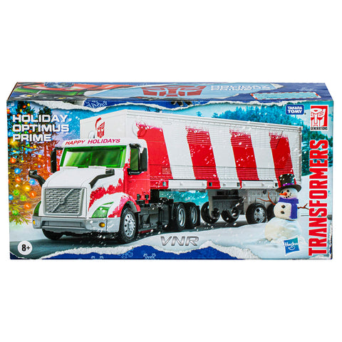 Transformers Generations Holiday Optimus Prime leader box package front