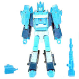 Transformers Generations Legacy Velocitron Speedia 500 Collection IDW blurr deluxe Walmart action figure toy accessories front photoTransformers Generations Legacy Velocitron Speedia 500 Collection Blurr IDW deluxe walmart exclusive robot toy accessories photo