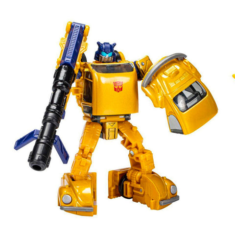 Transformers Generations Legacy Buzzworthy Bumblebee creatures collide Goldbug Deluxe robot action figure toy