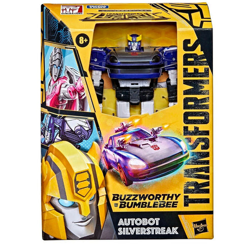Transformers Buzzworthy Bumblebee Legacy Autobot Silverstreak deluxe target exclusive box package front