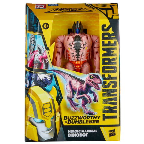 Transformers Generations Legacy Buzzworthy Bumblebee Heroic Maximal Dinobot Voyager Target Exclusive box package front