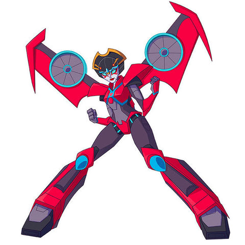 Transformers Generations Legacy United Cyberverse Universe Windblade deluxe character art