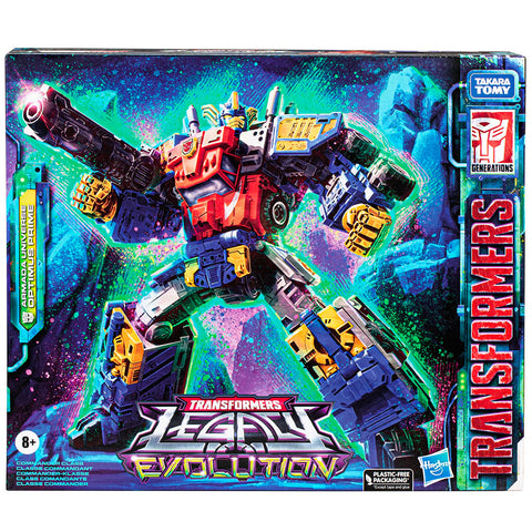 Transformers Generations Legacy Evolution Armada Universe Optimus Prime Commander box package front
