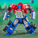 Transformers Generations Legacy Evolution Armada Universe Optimus Prime Commander red inner robot toy pose photo