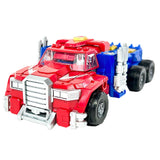 Transformers Generations Legacy Evolution Armada Universe Optimus Prime Commander inner robot red semi truck cab vehicle toy front photo