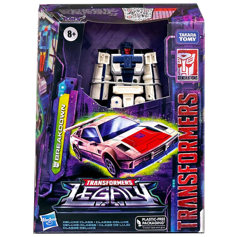 Transformers Generations Legacy Stunticon Breakdown Deluxe mensaor white combiner box package front