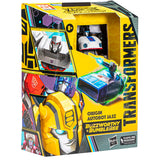 Transformers Legacy Evolution Buzzworthy Bumblebee Origin Autobot Jazz Deluxe target exclusive box package front angle