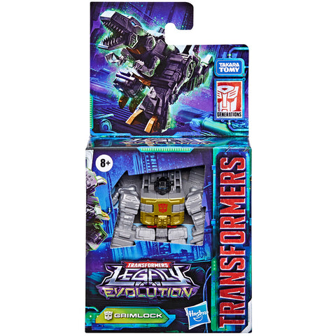 Transformers Generations Legacy Evolution Grimlock core dinobot box package front