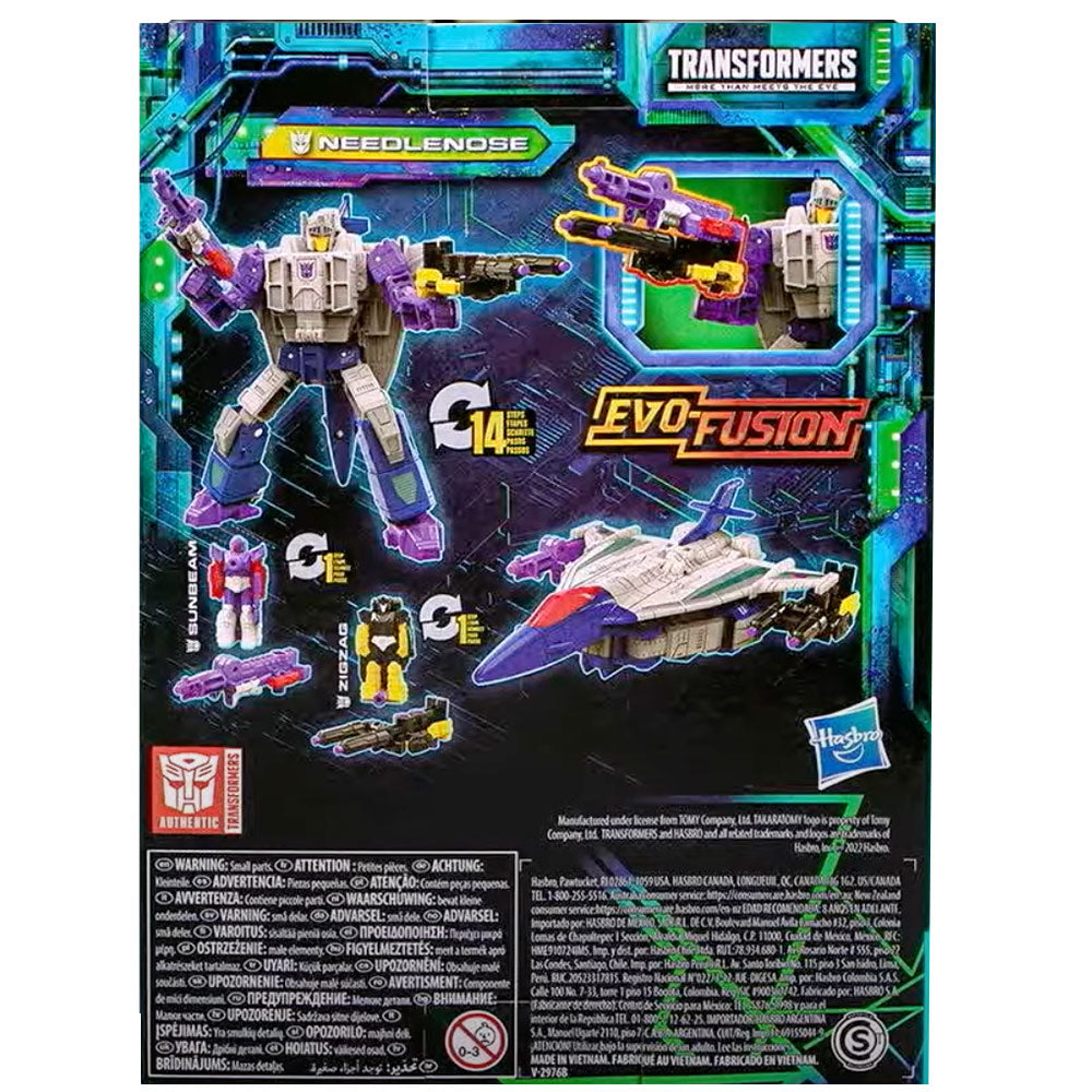 Buy Transformers Legacy Evolution Needlenose Deluxe Sunbeam Zigzag Toy ...