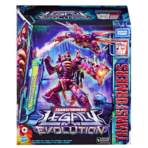 Transformers Generations Legacy Evolution Transmetal II Megatron Leader box package front