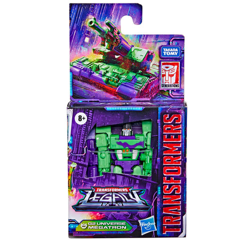 Transformers Generations Legacy G2 Universe Megatron green box package front
