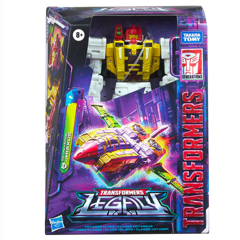 Transformers Generations Legacy Voyager G2 Universe Jhiaxus box package front