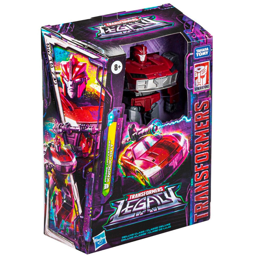 Figurine Transformers Legacy Knock Out - Version Deluxe, Transformable, Sans Boîte