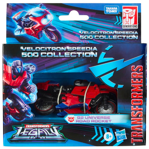 Transformers Generations Legacy Velocitron Speedia 500 Collection G2 Universe Road Rocket deluxe walmart exclusive box package front