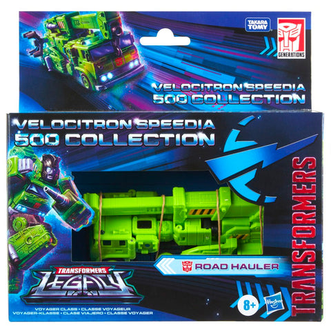 Transformers Generations Legacy Velocitron Speedia 500 Collection Road Hauler voyager walmart exclusive box package front