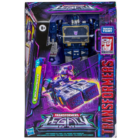 Transformers Generations Legacy Voyager WFC siege soundwave redeco clean box package front
