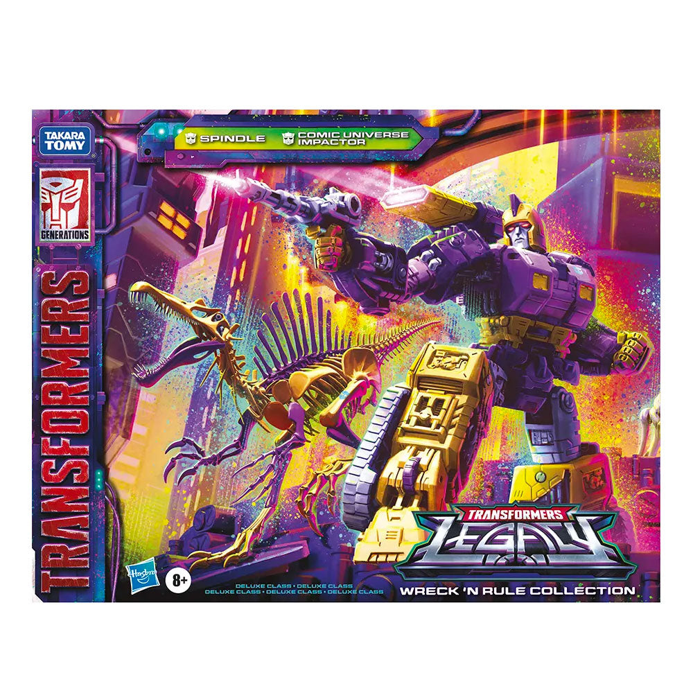 Transformers Legacy Wreck n' Rule Collection Spindle & Comic Universe Impactor - 2-Pack Transformers Legacy Wreck n' Rule Collection Spindle & Comic Universe Impactor - 2-Pack