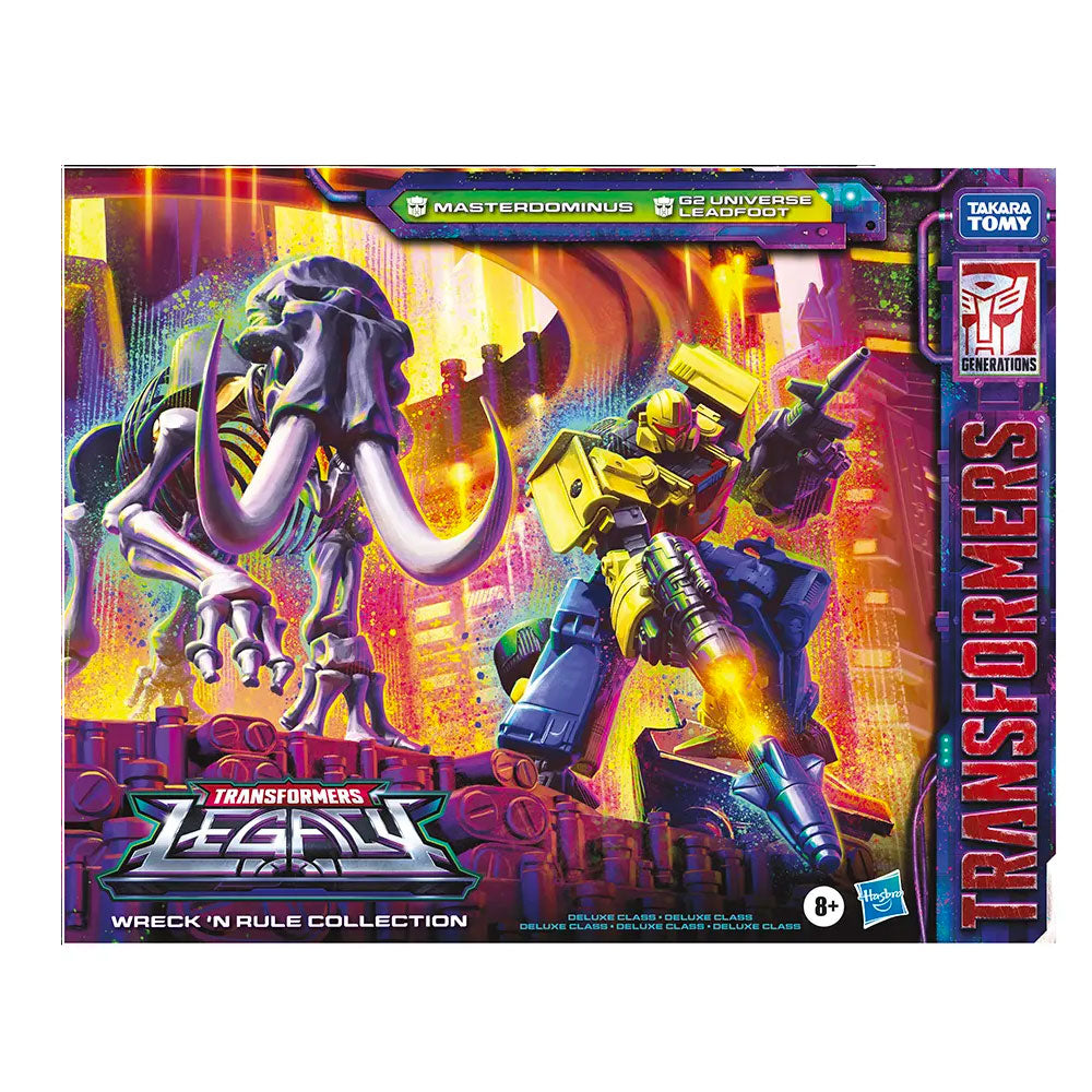 Transformers Legacy Wreck n' Rule Collection Masterdominus & G2 Universe Leadfoot - 2-Pack Transformers Legacy Wreck n' Rule Collection Masterdominus & G2 Universe Leadfoot - 2-Pack